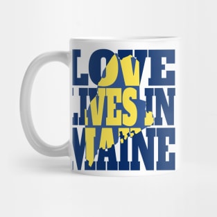 Love Lives in Maine Mug